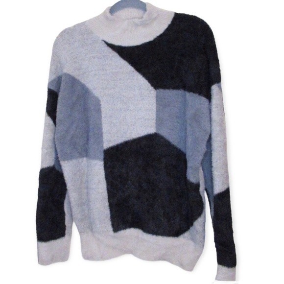 Michelle Nicole Fuzzy Sweater Wool Blend - Picture 2 of 6